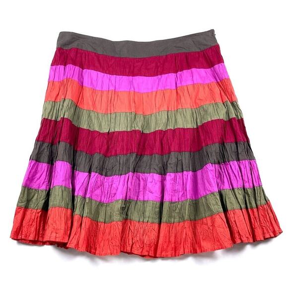 Apt. 9 Dresses & Skirts - Apt. 9 Bold Harvest Stripe Tiered Peasant Skirt